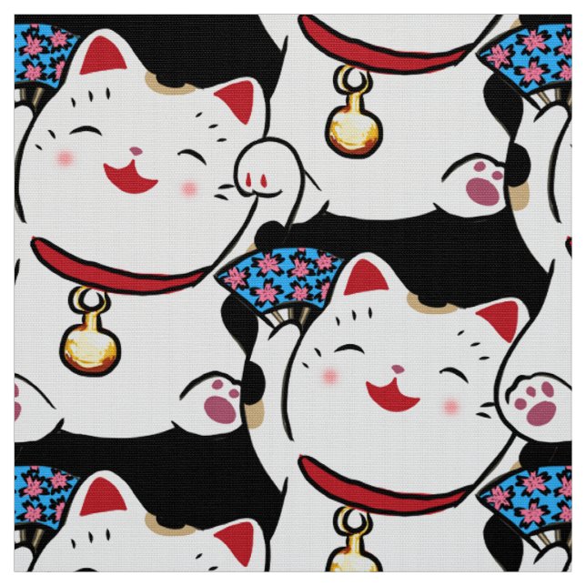 Japanese Kimono pattern fabric (Swatch)