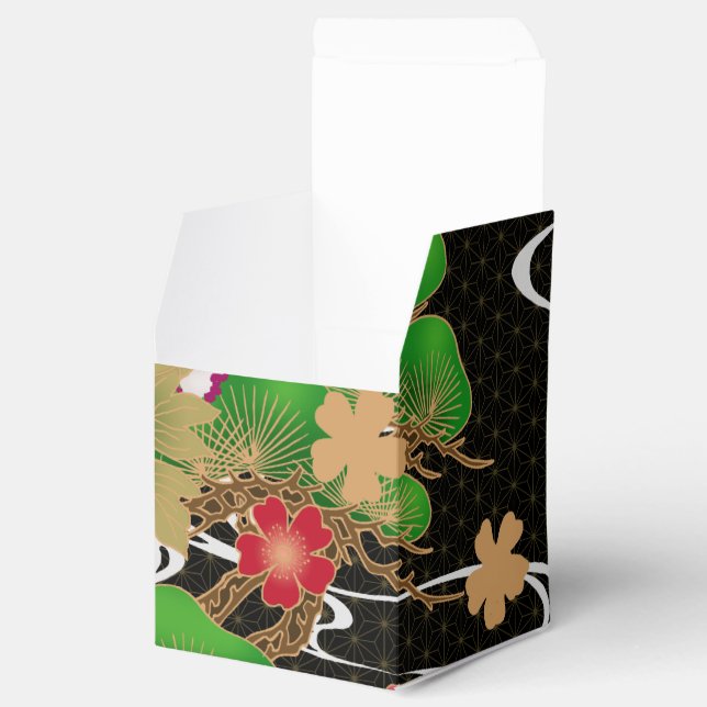 Japanese Kimono pattern favour Box (Opened)