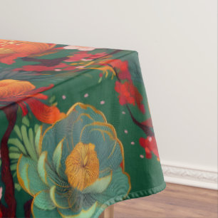 Japanese kimono pattern inspired tablecloth