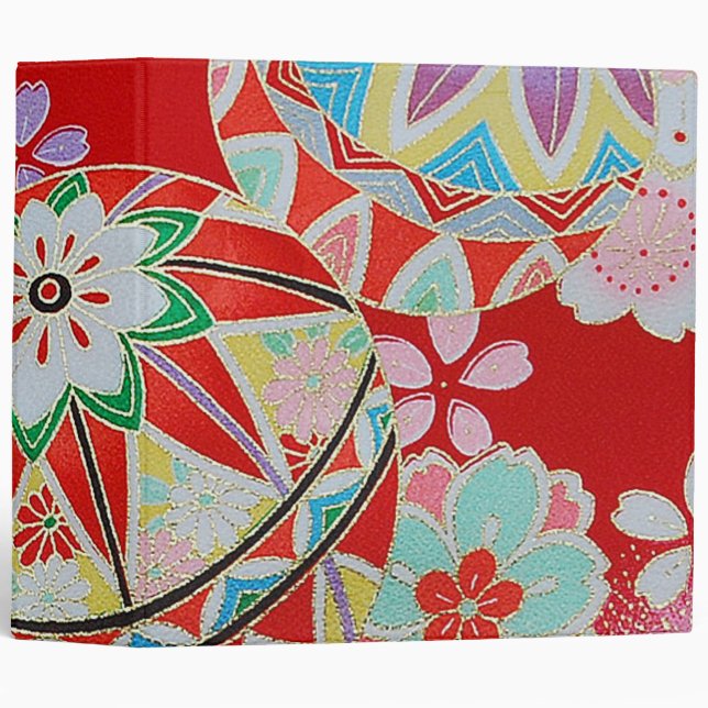 Japanese KIMONO Textile Binder (Front/Spine)