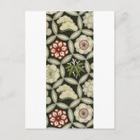Japanese KIMONO Textile, Floral Pattern