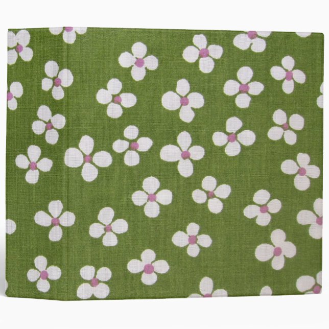 Japanese KIMONO Textile, Floret Pattern Binder (Front/Spine)