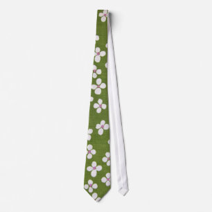 Japanese KIMONO Textile, Floret Pattern Tie