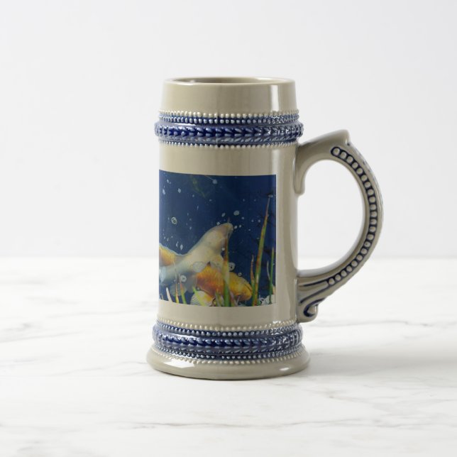 japanese koi carp beer stein (Right)