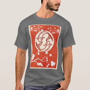 Japanese Koi Carp Nishikigoi Fish Cherry Blossom  T-Shirt