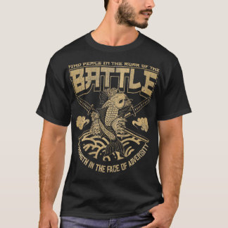 Japanese Koi fish and Samurai sword Japanese ART B T-Shirt