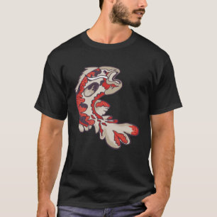 Japanese Koi Fish Aquarium Koi Carp Aquarium Red T-Shirt