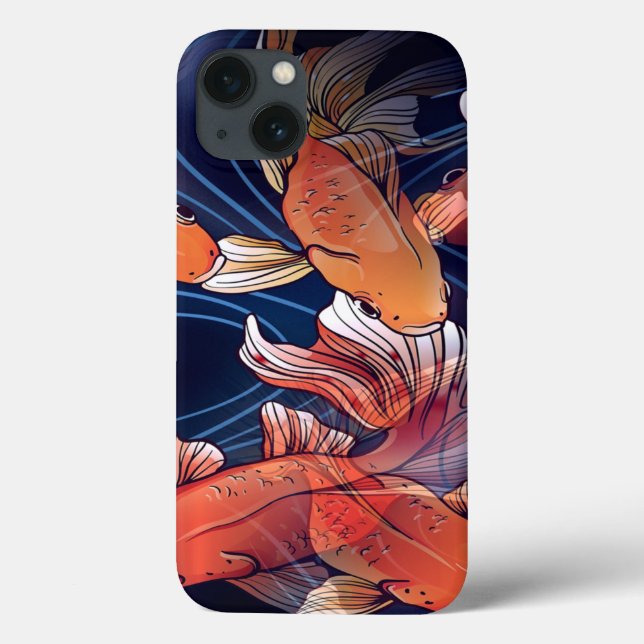 Japanese Koi Fish Case-Mate iPhone Case (Back)