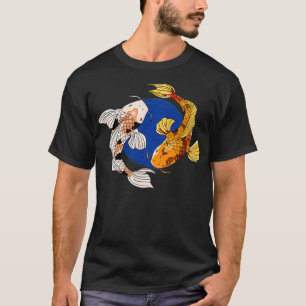 Japanese Koi Fish Jinli Nishikigoi Zen Ying Yang K T-Shirt