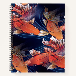 Japanese Koi Fish Notebook