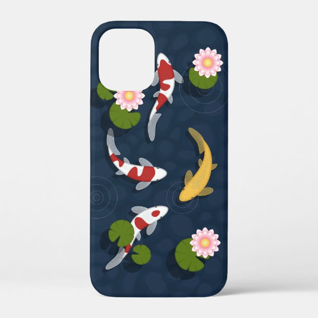 Japanese Koi Fish Pond Case-Mate iPhone Case (Back)
