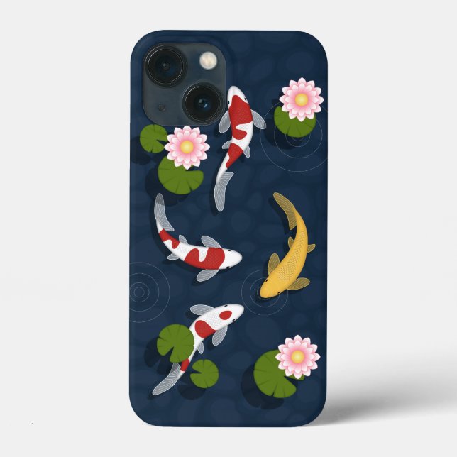 Japanese Koi Fish Pond Case-Mate iPhone Case (Back)
