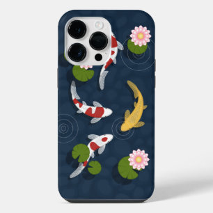 Japanese Koi Fish Pond iPhone 14 Pro Max Case