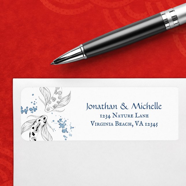 Japanese Koi Fish Swimming Wedding Address (Creator Uploaded)