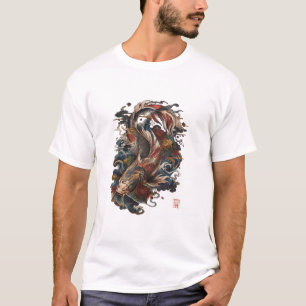Japanese Koi Fish Traditional Japanese Tattoo T-Shirt