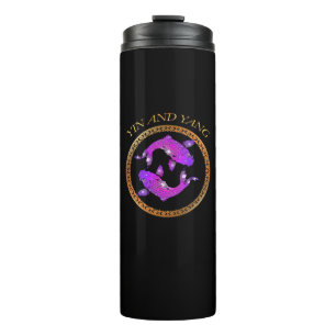Japanese koi goldfish Yin and Yang Thermal Tumbler