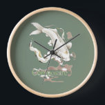 Japanese Koi Symbol of Composure Time Zen Inspired Clock<br><div class="desc">Time moves forward — but composure keeps us steady. Inspired by the flowing movement of koi fish through calm water, this design reflects the balance between patience and perseverance. In Japanese culture, koi symbolize strength and discipline — the ability to remain composed while moving steadily toward purpose. Within a space,...</div>