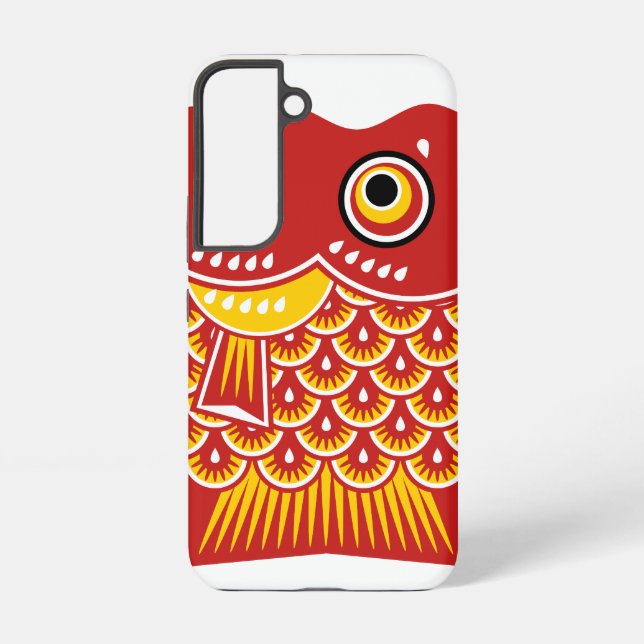 Japanese Koinobori Fish Streamer Samsung Galaxy S22 Case (Back)