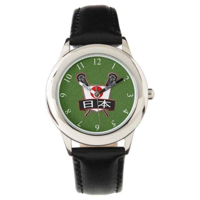 Japanese Lacrosse Logo Japan Watch (Front)