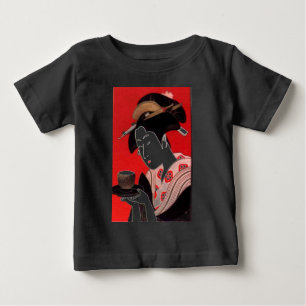 Japanese Lady Tea Serving Ceremony Art Print Baby T-Shirt