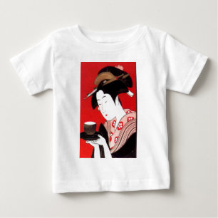 Japanese Lady Tea Serving Ceremony Art Print Baby T-Shirt