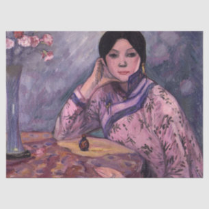 Japanese Lady with a Perfume Bottle Tissue Paper