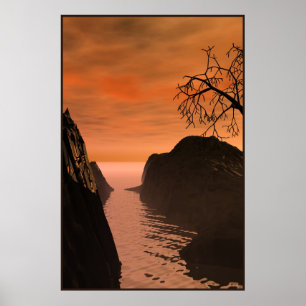 Japanese Landscape 12-216-1 Poster