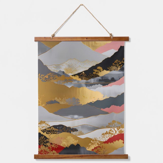 Japanese Landscape Hanging Tapestry (Front)