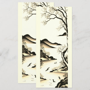 Japanese Landscape Ink Art No3