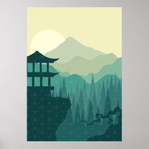 Japanese Landscape Poster