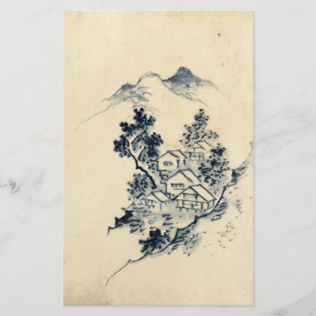 japanese landscape stationery (Front)