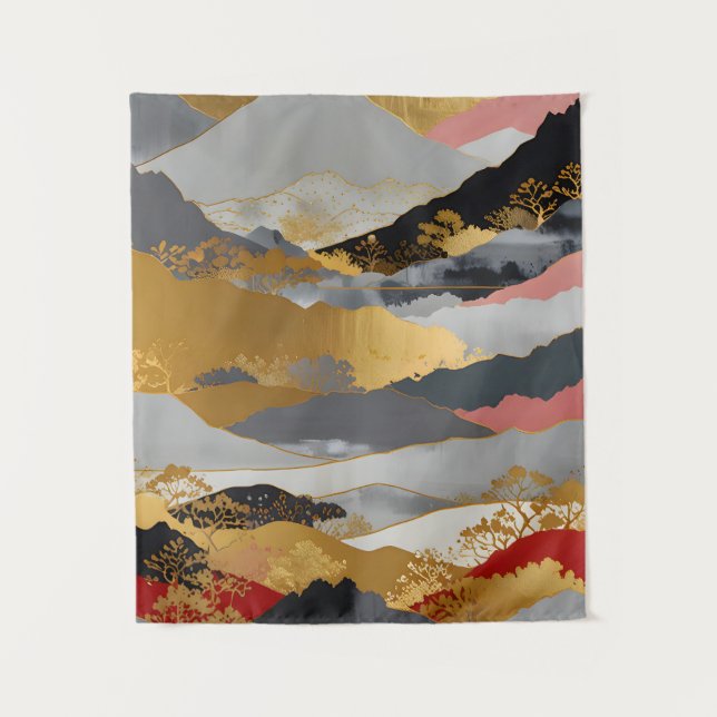 Japanese Landscape Tapestry (Front)