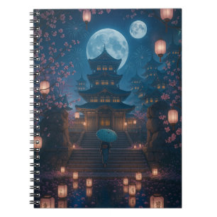 Japanese Lantern Festival Art Notebook