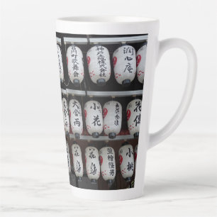 Japanese Lanterns Latte Mug