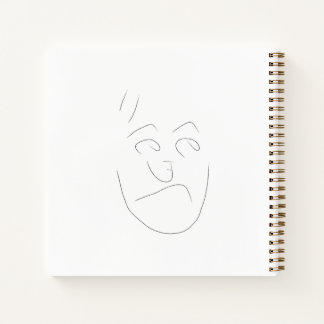 Japanese letter face notebook | To no Mohenji