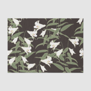Japanese Lily Flowers Tissue Paper