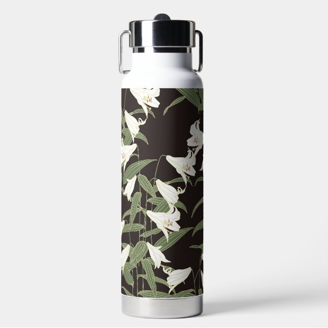 Japanese Lily Water Bottle (Front)