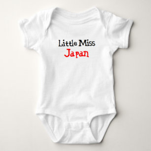 japanese little miss baby bodysuit
