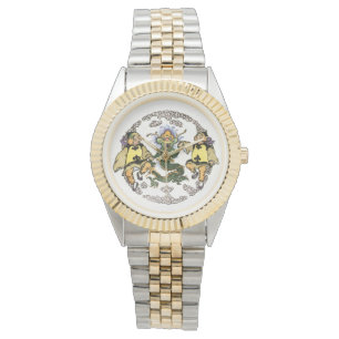 Japanese luck dragon watch, playing with kids watch