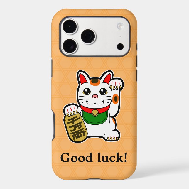 Japanese Lucky Cat Case-Mate iPhone Case (Back)