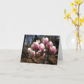 Japanese Magnolia Note Card (Yellow Flower)