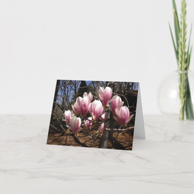 Japanese Magnolia Note Card (Front)