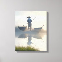 Japanese Man In A Boat