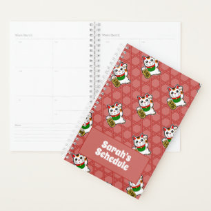 Japanese Maneki Neko Pattern Planner