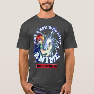 Japanese Manga Otaku Boys Japan Gaming Kawaii Game T-Shirt