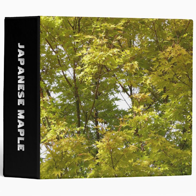 Japanese Maple (2in) Binder (Front/Spine)