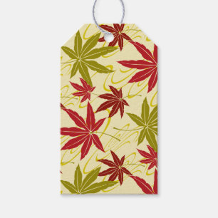 JAPANESE MAPLE LEAF (CREME) GIFT TAGS
