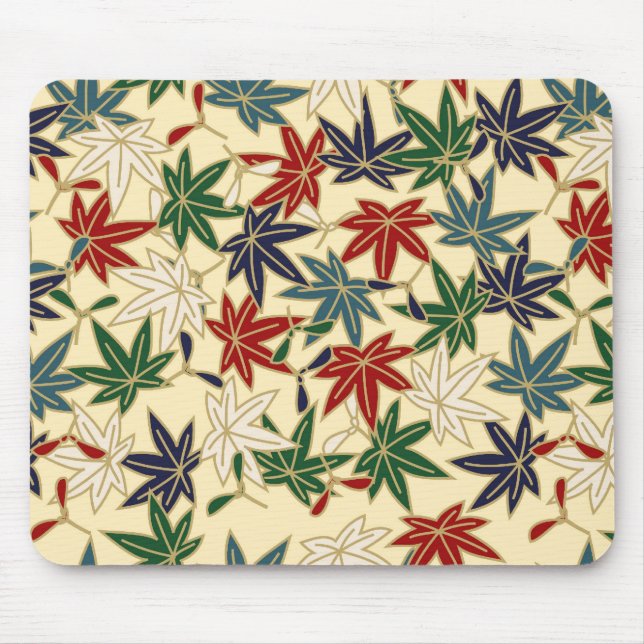 Japanese Maple Leaf Mouse Pad (Front)