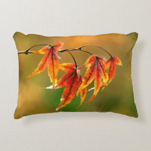 Japanese Maple Leaves  Accent Pillow