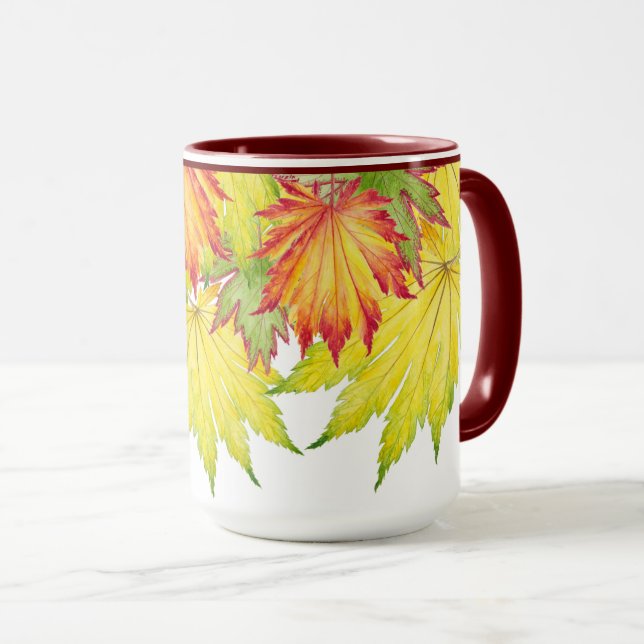 Japanese Maple on a Combo Mug (Front Right)